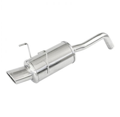 Escape trasero deportivo 1X120X80 FIAT 500 1.4 16V (100CV) 2007-- Ø 48 CON Homologacion Europea Inoxcar