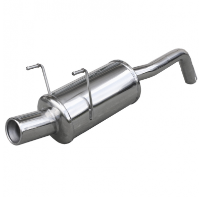 Escape trasero deportivo 1X80 FIAT 500 1.4 16V (100CV) 2007-- Ø 48 CON Homologacion Europea Inoxcar