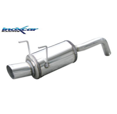 Escape trasero deportivo 1X90 RALLY FIAT 500 1.4 16V (100CV) 2007-- Ø 48 CON Homologacion Europea Inoxcar