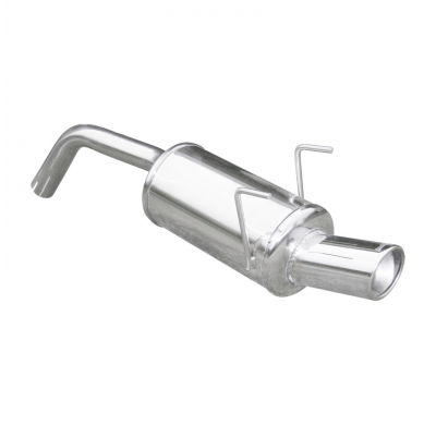 Escape trasero deportivo 1X90 X-RACE FIAT 500 1.4 16V (100CV) 2007-- Ø 48 CON Homologacion Europea Inoxcar