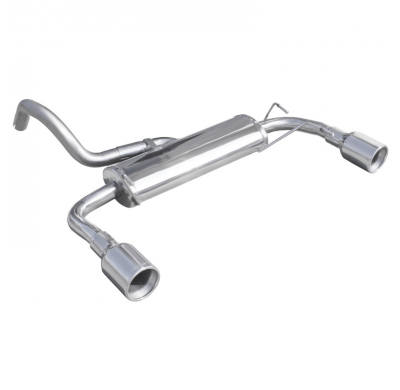 Escape trasero deportivo 1X102 Salida Izq. + Dcha. ABARTH 500 1.4 T-JET (135CV-160CV) 2008-- Ø 48 CABRIO 2010-- CON Homologa