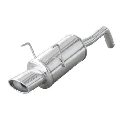 Escape trasero deportivo 1X120X80 FIAT PANDA 1.4 16V 100HP (100CV) 2006-- Ø 48 CON homologacion Inoxcar