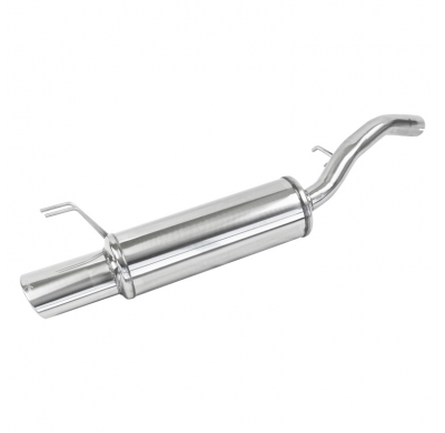 Escape trasero deportivo 1X120X80 FIAT STILO 1.4 16V (95CV) 2003-2007 CON Homologacion Europea Inoxcar