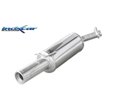 Escape trasero deportivo 1X80 FORD FIESTA 3° serie (90) 1.1 (49CV) 1989-1990 CON Homologacion Europea Inoxcar