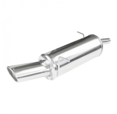 Escape trasero deportivo 1X120X80 FORD FIESTA 6° serie (08) 1.4 16V (96CV) 2008-- Ø 42 CON Homologacion Europea Inoxcar