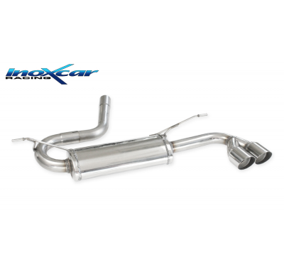 Escape trasero 2X80 RACING FORD FOCUS 4° Serie (Type MK4) 1.0 (155cv) Hybrid 2022--  Inoxcar PENDIENTE DE HOMOLOGACION