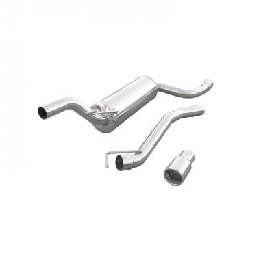 Escape trasero deportivo 1X80 FORD FOCUS 1° serie 2.0 16V (130CV) 1999-2004 Ø 50 CON Homologacion Europea Inoxcar
