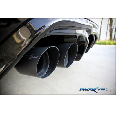 Escape trasero DUPLEX 2X90 RACING BLACK CERAMIC CUPRA FORMENTOR 1.5 TSI (150cv) (sospensioni posteriori Multilink) 2021-- Inoxca