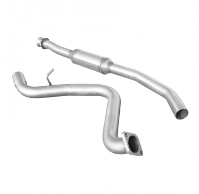 Tubo central con silenciador (60mm) SUBARU IMPREZA 4WD 2.5T WRX STI 08MY (300CV) 2008-- CON Homologacion Europea Inoxcar