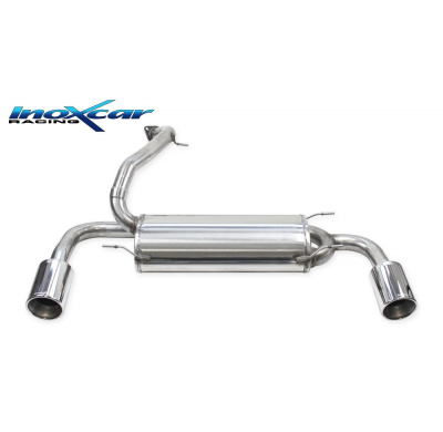 Escape trasero deportivo 1X120 MEGA Salida Izq. + Dcha. MAZDA MAZDA 3 2.3 TURBO DI 16V MPS (260CV) 2010-- CON Homologacion E