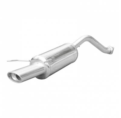 Escape trasero deportivo 1X120X80 MG ZR 100 TD (101CV) 2001-2003 CON Homologacion Europea Inoxcar