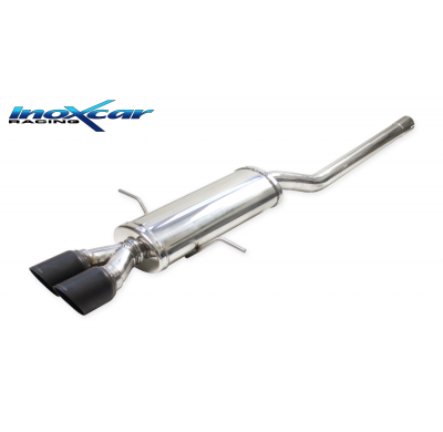 Escape trasero CEN 2X80 RACING BLACK CERAMIC MINI ONE 1.6 S (175CV) 2007-- (Type R56) Inoxcar CON HOMOLOGACION