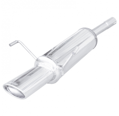 Escape trasero deportivo 1X120X80 OPEL ASTRA H (Type GTC) 1.9 CDTi (150CV) 2005-- CON Homologacion Europea Inoxcar