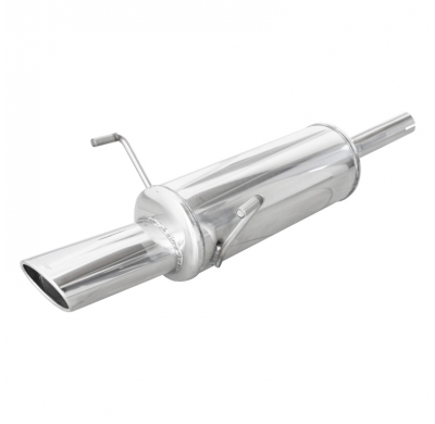 Escape trasero deportivo 1X120X80 OPEL ASTRA H (Type GTC) 1.6 16V TURBO (180CV) 2007-- CON Homologacion Europea Inoxcar