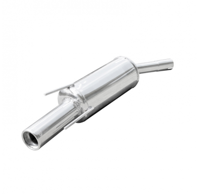 Escape trasero deportivo 1X80 OPEL TIGRA A 1.6 16V (106CV) 1994-1997 Ø 45 CON Homologacion Europea Inoxcar