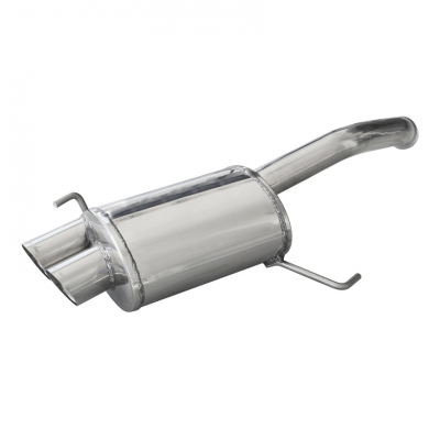 Escape trasero deportivo 2X80 RACING ALFA ROMEO 147 3.2 GTA (250CV) 2002-- CON Homologacion Europea Inoxcar