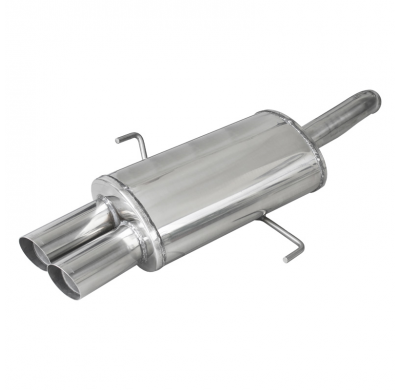 Escape trasero deportivo 2X80 RACING ALFA ROMEO 156 2.0 TS (150CV) 1997-- Ø 50 CON Homologacion Europea Inoxcar