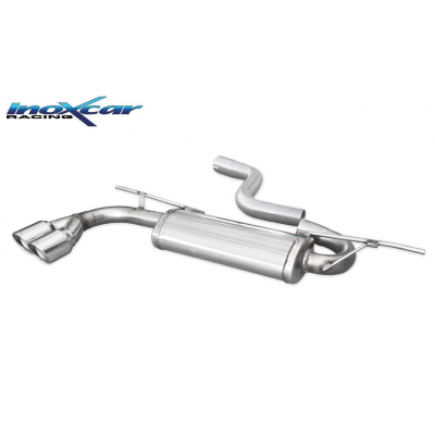 Escape trasero 2X80 X-RACE AUDI A3 (Type 8V) 1.5 TFSI (150cv) 2WD 2017-- Ø 55 Inoxcar PENDIENTE DE HOMOLOGACION