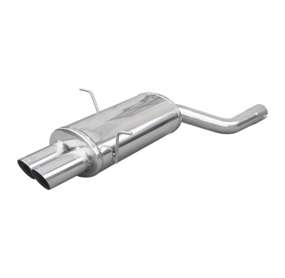 Escape trasero deportivo 2X80 RACING BMW E46 330i-Ci-Xi (230CV) 2000-- CON Homologacion Europea Inoxcar