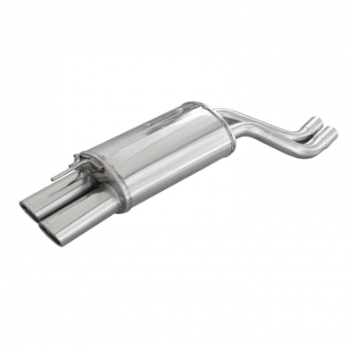 Escape trasero deportivo 2X90X70 BMW E46 330D (184CV) 2000-- CON Homologacion Europea Inoxcar