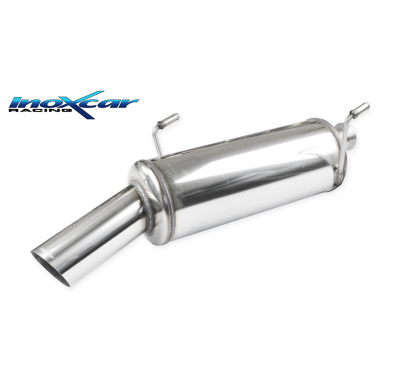 Escape trasero deportivo 1X90 RALLY PEUGEOT 206 CC CC 2.0 16V (136CV) 2001-2004 CON Homologacion Europea Inoxcar