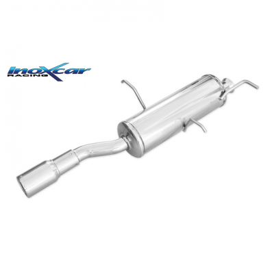 Escape trasero deportivo 1X80 PEUGEOT 306 2.0 16V CABRIO (133CV) 1997-- CON Homologacion Europea Inoxcar
