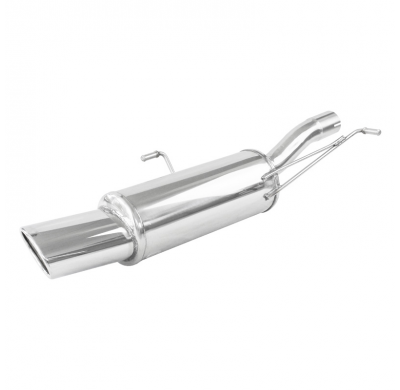 Escape trasero deportivo 1X150X105 OBLIQUO PEUGEOT RCZ 1.6 THP (200CV) 2010-- CON Homologacion Europea Inoxcar
