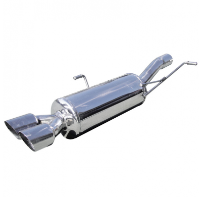 Escape trasero deportivo 2X80 RACING   PEUGEOT RCZ 1.6 THP (200CV) 2010-- CON Homologacion Europea Inoxcar