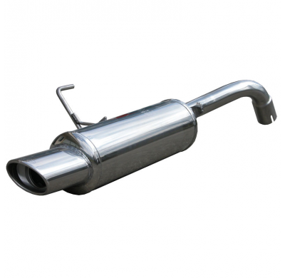 Escape trasero deportivo 1X120X80 RENAULT CLIO 2 RS 2.0 fase1 (172CV) 2000-2001 Ø 54 CON Homologacion Europea Inoxcar