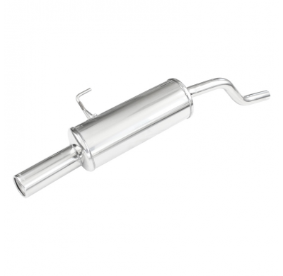 Escape trasero deportivo 1X80 RENAULT CLIO 2 1.2 16V (75CV) 1998-- Ø 45 CON Homologacion Europea Inoxcar