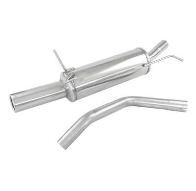 Escape trasero deportivo 1X102 RENAULT MEGANE 1.6 Coupé (90CV) 1996-- Ø 50 CON Homologacion Europea Inoxcar