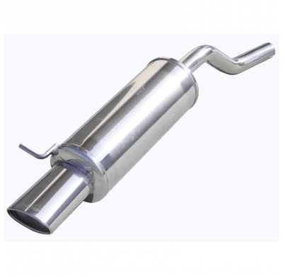 Escape trasero deportivo 1X120X80 RENAULT TWINGO (type MK2) GT TURBO 1.2 (100CV) 2007-- Ø 45 CON Homologacion Europea Inoxca