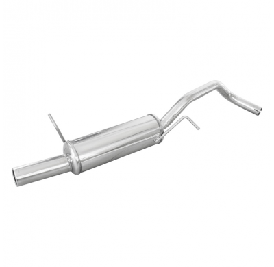 Escape trasero deportivo 1X80 SEAT IBIZA (Type 6L) 1.4 16V (100CV) 2002-2006 Ø 45 CON Homologacion Europea Inoxcar