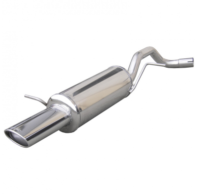 Escape trasero deportivo 1X120X80 SEAT IBIZA (Type 6L) 1.8 T 20V FR (150-180CV) 2004-2006 Ø 55 CON Homologacion Europea Inox