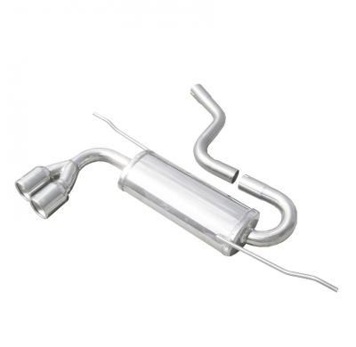 Escape trasero deportivo 2X80 SEAT LEON (Type 1P) 2.0 TDI (140CV) 2005-- Ø 55 CON Homologacion Europea Inoxcar