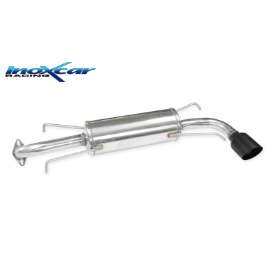 Escape trasero 1X100 RACING BLACK CERAMIC  SUBARU IMPREZA 4WD 2.0R (150CV) 2007-- Inoxcar CON HOMOLOGACION