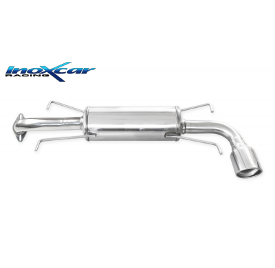 Escape trasero deportivo 1X100 X-RACE SUBARU IMPREZA 4WD 2.0R (150CV) 2007-- CON Homologacion Europea Inoxcar