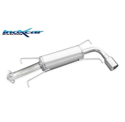 Escape trasero deportivo 1X102 SUBARU IMPREZA 4WD 2.5 WRX (230CV) 2008-- CON Homologacion Europea Inoxcar