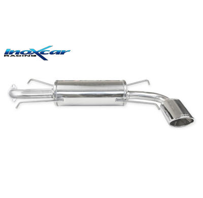 Escape trasero deportivo 1X150X105 SUBARU IMPREZA 4WD 2.5 WRX (230CV) 2008-- CON Homologacion Europea Inoxcar