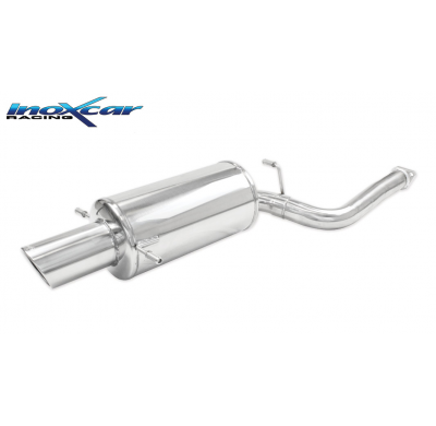 Escape trasero deportivo 1X100 X-RACE SUBARU IMPREZA 4WD 2.0 GT TURBO --2000 CON Homologacion Europea Inoxcar