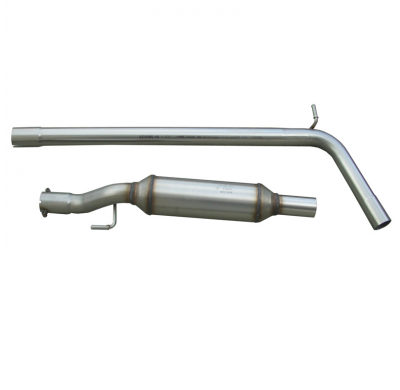 Tubo central con silenciador AUDI A1 (Type 8X) 1.4 TFSi SPORT (185CV) 2011-- Ø 55 SIN homologacion Inoxcar