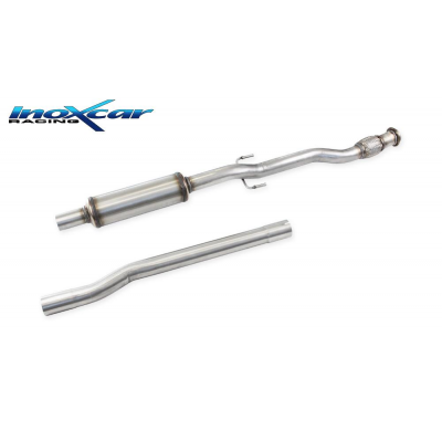 Tubo central con silenciador (Con Flexible) MINI COOPER 1.6 S (184cv) 2011 diam. 55 (Type R56) CON Homologacion Europea Inoxcar