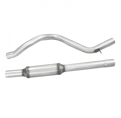 Tubo central con silenciador RENAULT MEGANE III Coupè 2.0 TURBO RS TROPHY (265CV) 2012-- SIN homologacion Inoxcar