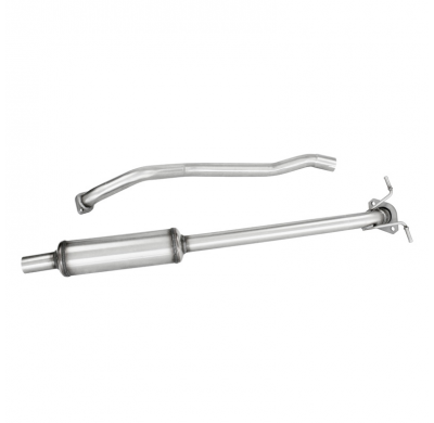 Tubo central con silenciador SUZUKI SWIFT 1.6 16V SPORT (125CV) 2006-- SIN homologacion Inoxcar