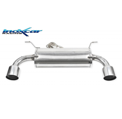 Escape trasero 1X114 RACING Salida Der. + Izq. TOYOTA GR 86 2.4i (234cv) (con GPF) 2021-- Inoxcar PENDIENTE DE HOMOLOGACION