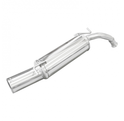 Escape trasero deportivo 1X102 TOYOTA YARIS 1.3 (85CV) 1999-- CON Homologacion Europea Inoxcar