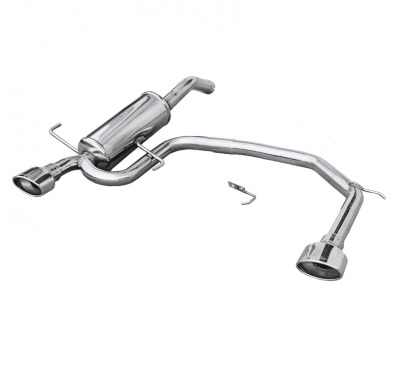 Silenciador trasero deportivo  duplex 1X120X80 ALFA ROMEO GT 1.9 MJT 16V (150CV) 2004-- SIN homologacion Inoxcar