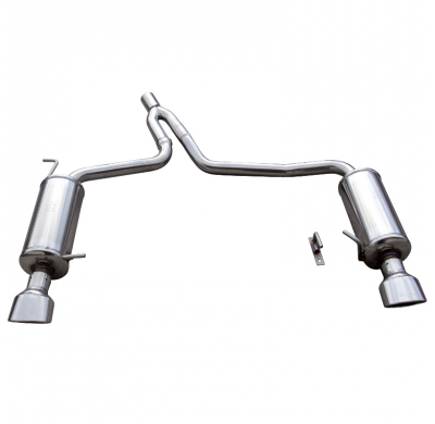 Silenciador trasero deportivo  duplex 1X120X80 AUDI A4 2° serie 1.9 TDI (101CV) 2001-- CON Homologacion Europea Inoxcar