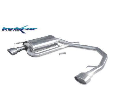 Silenciador trasero deportivo  duplex 1X120X80 BMW E46 320D (150CV) 1999-- Ø60 SIN homologacion Inoxcar