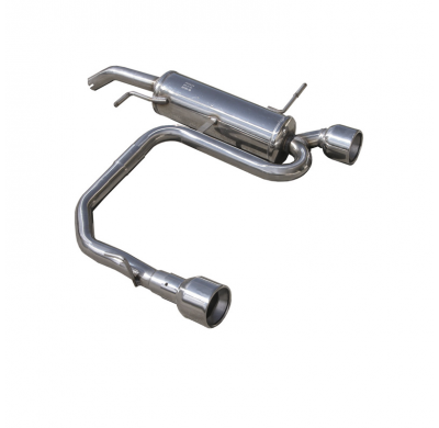 Silenciador trasero deportivo  duplex 1X102 CITROEN C2 1.4 HDI (68CV) 2003-- Ø 45 CON Homologacion Europea Inoxcar